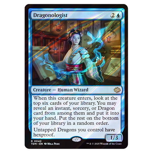 Dragonologist 0042 card from the Magic The Gathering set Tarkir: Dragonstorm