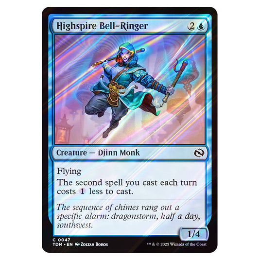 Highspire Bell-Ringer 0047 card from the Magic The Gathering set Tarkir: Dragonstorm