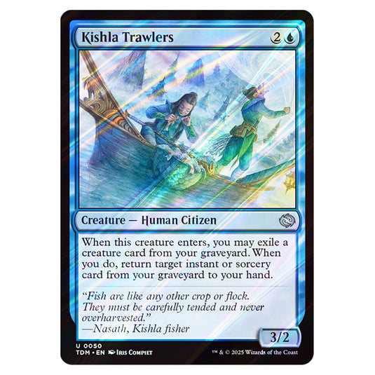 Kishla Trawlers 0050 card from the Magic The Gathering set Tarkir: Dragonstorm