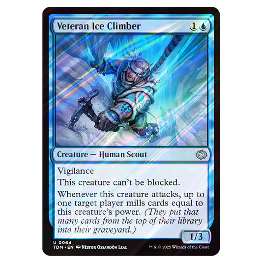 Veteran Ice Climber 0064 card from the Magic The Gathering set Tarkir: Dragonstorm