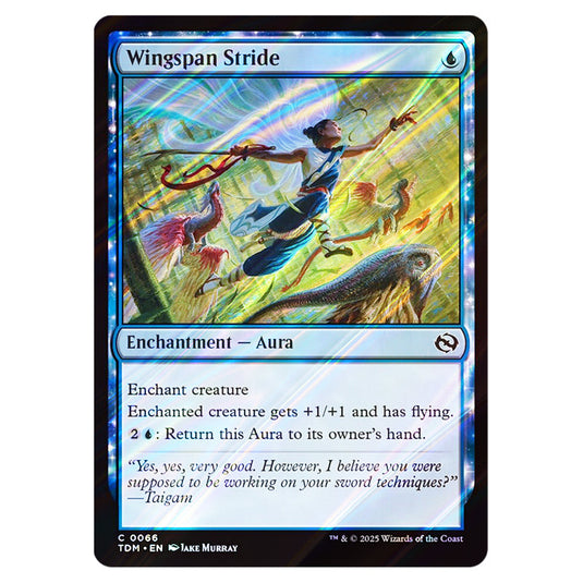 Wingspan Stride 0066 card from the Magic The Gathering set Tarkir: Dragonstorm