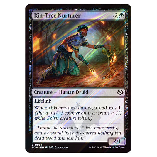 Kin-Tree Nurturer 0083 card from the Magic The Gathering set Tarkir: Dragonstorm