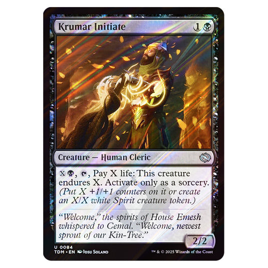 Krumar Initiate 0084 card from the Magic The Gathering set Tarkir: Dragonstorm