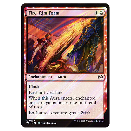 Fire-Rim Form 0107 card from the Magic The Gathering set Tarkir: Dragonstorm