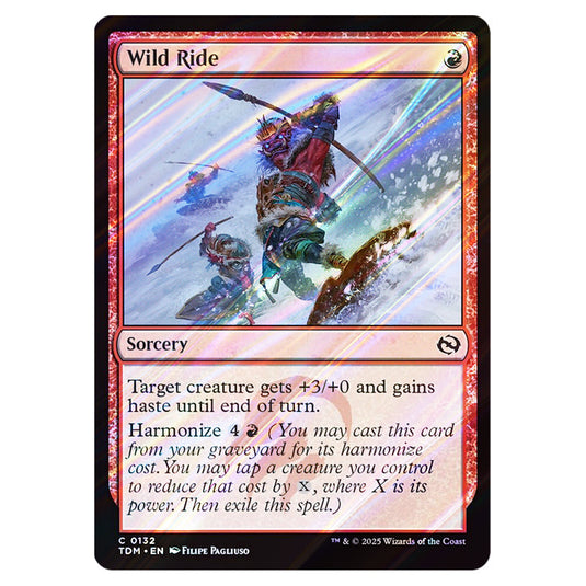 Wild Ride 0132 card from the Magic The Gathering set Tarkir: Dragonstorm