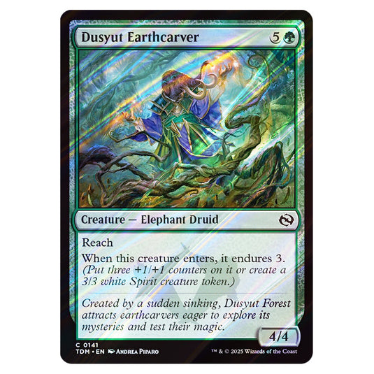 Dusyut Earthcarver 0141 card from the Magic The Gathering set Tarkir: Dragonstorm