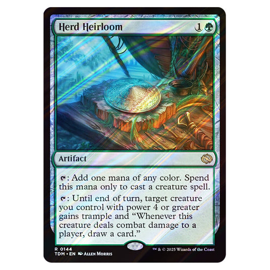 Herd Heirloom 0144 card from the Magic The Gathering set Tarkir: Dragonstorm