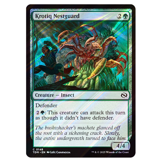 Krotiq Nestguard 0148 card from the Magic The Gathering set Tarkir: Dragonstorm