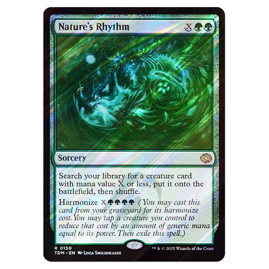Nature's Rhythm 0150 card from the Magic The Gathering set Tarkir: Dragonstorm