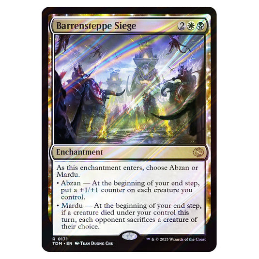 Barrensteppe Siege 0171 card from the Magic The Gathering set Tarkir: Dragonstorm