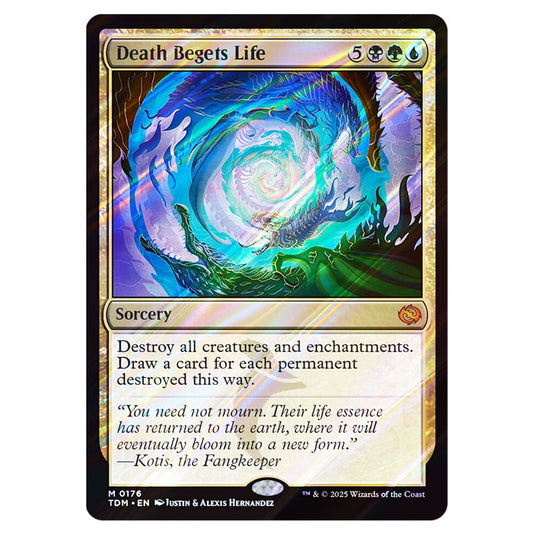 Death Begets Life 0176 card from the Magic The Gathering set Tarkir: Dragonstorm