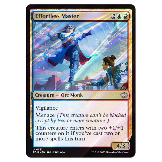 Effortless Master 0181 card from the Magic The Gathering set Tarkir: Dragonstorm