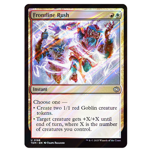 Frontline Rush 0186 card from the Magic The Gathering set Tarkir: Dragonstorm