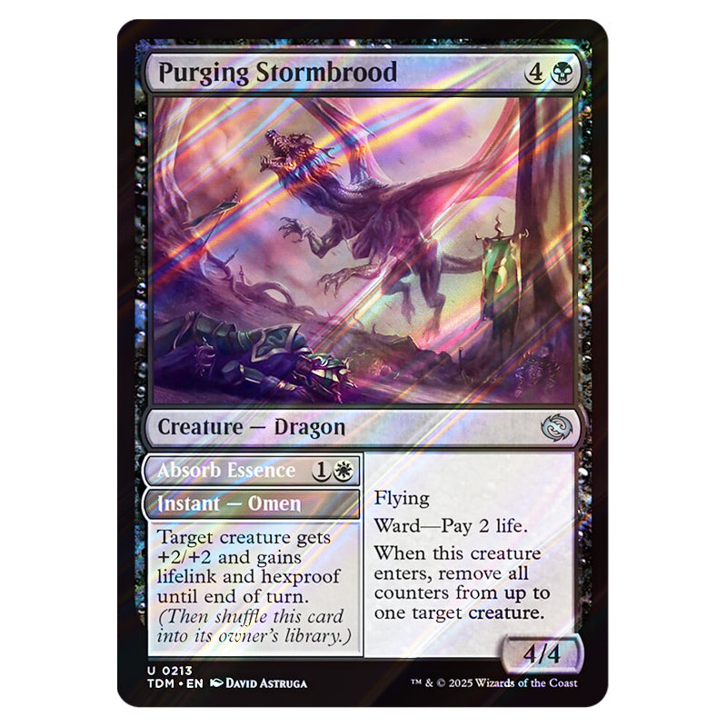 Magic The Gathering - Tarkir: Dragonstorm - Purging Stormbrood // Abso