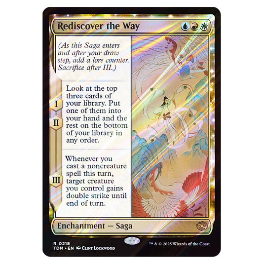 Rediscover the Way 0215 card from the Magic The Gathering set Tarkir: Dragonstorm