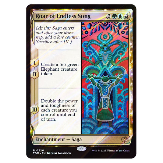 Roar of Endless Song 0220 card from the Magic The Gathering set Tarkir: Dragonstorm