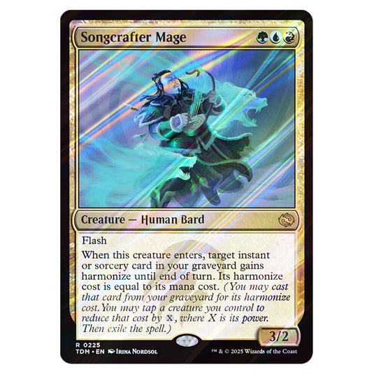 Songcrafter Mage 0225 card from the Magic The Gathering set Tarkir: Dragonstorm
