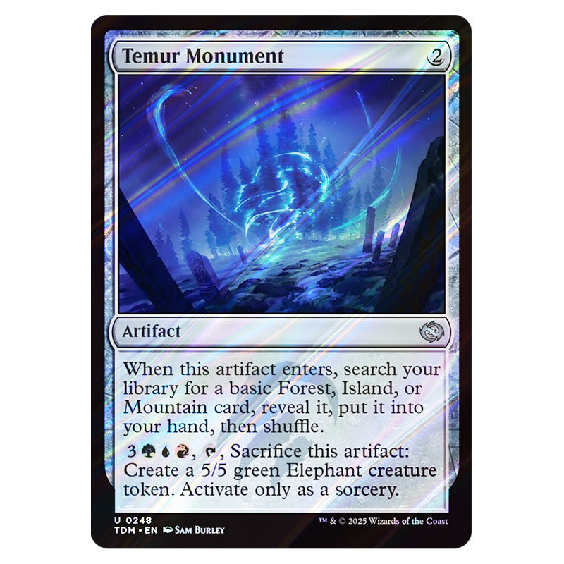 Temur Signet Magic The Gathering - Tarkir: Dragonstorm - Temur Monument - 0248 (Foi