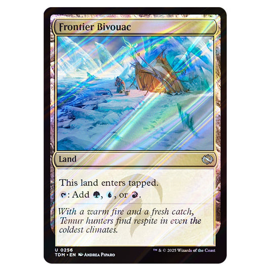 Frontier Bivouac 0256 card from the Magic The Gathering set Tarkir: Dragonstorm
