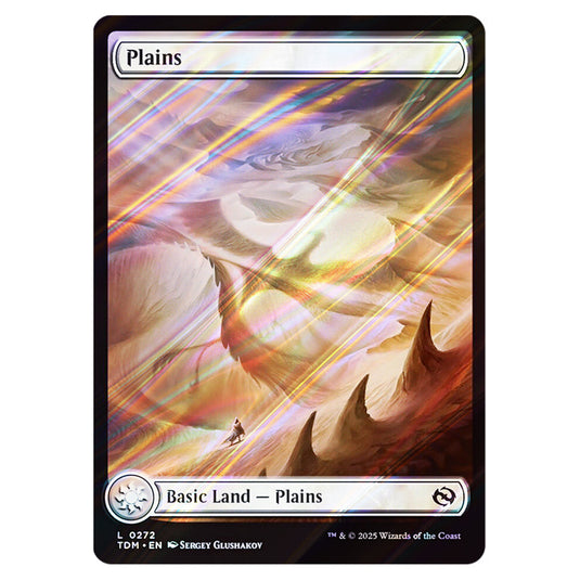 Plains 0272 card from the Magic The Gathering set Tarkir: Dragonstorm