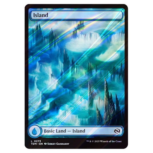 Island 0273 card from the Magic The Gathering set Tarkir: Dragonstorm