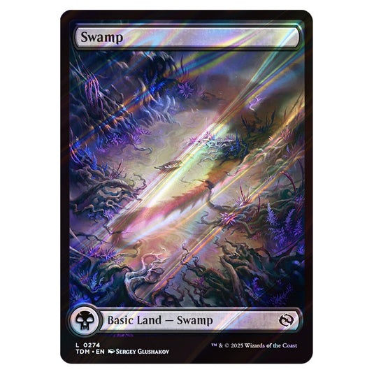 Swamp 0274 card from the Magic The Gathering set Tarkir: Dragonstorm