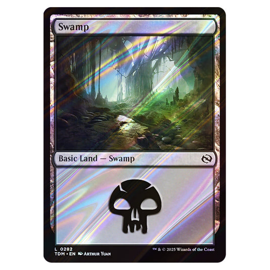 Swamp 0282 card from the Magic The Gathering set Tarkir: Dragonstorm