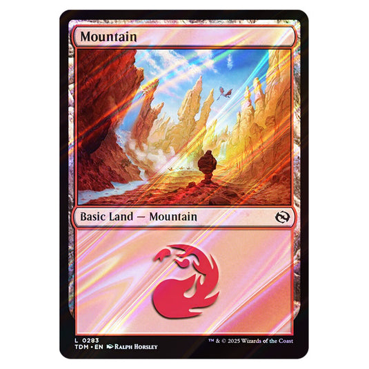 Mountain 0283 card from the Magic The Gathering set Tarkir: Dragonstorm