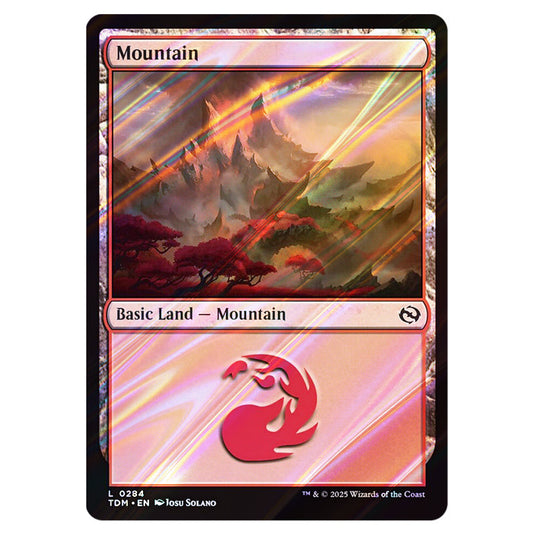 Mountain 0284 card from the Magic The Gathering set Tarkir: Dragonstorm