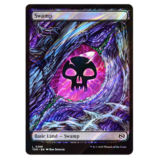 Swamp 0289 card from the Magic The Gathering set Tarkir: Dragonstorm
