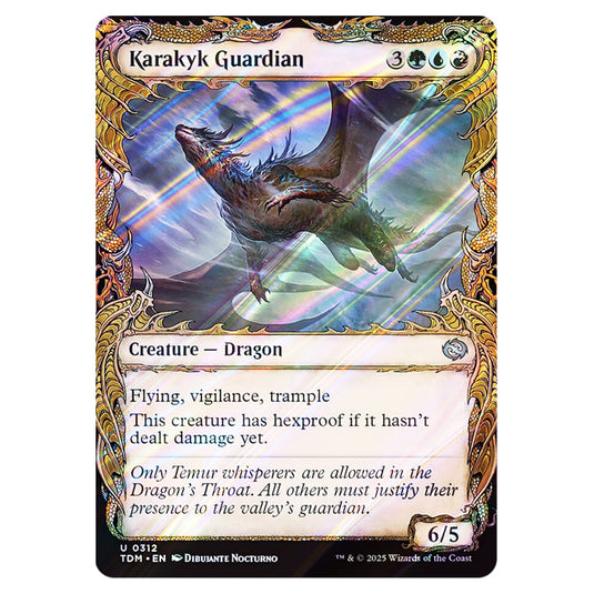 Karakyk Guardian 0312 card from the Magic The Gathering set Tarkir: Dragonstorm