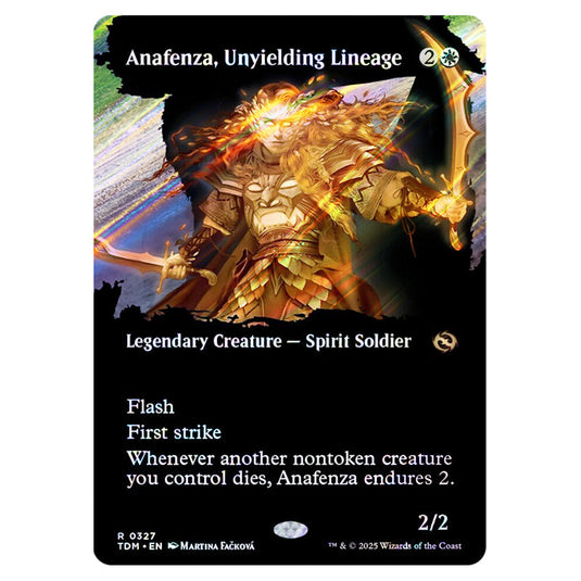 Anafenza, Unyielding Lineage 0327 card from the Magic The Gathering set Tarkir: Dragonstorm
