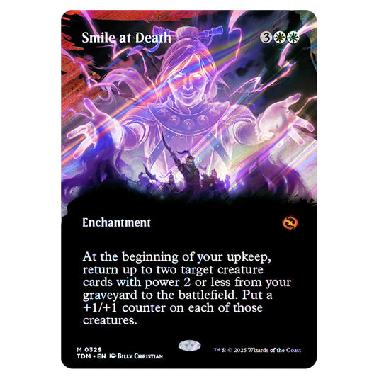 Smile at Death 0329 card from the Magic The Gathering set Tarkir: Dragonstorm