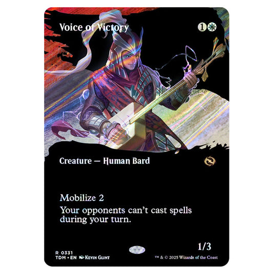 Voice of Victory 0331 card from the Magic The Gathering set Tarkir: Dragonstorm