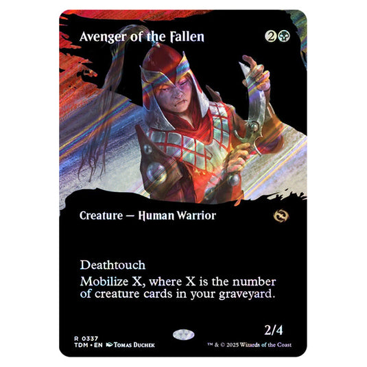 Avenger of the Fallen 0337 card from the Magic The Gathering set Tarkir: Dragonstorm
