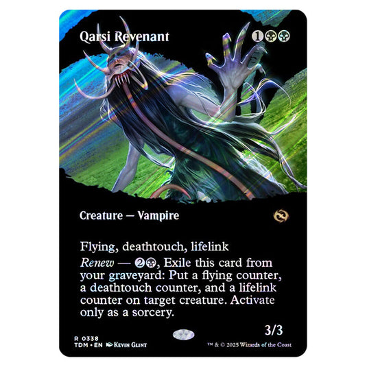 Qarsi Revenant 0338 card from the Magic The Gathering set Tarkir: Dragonstorm