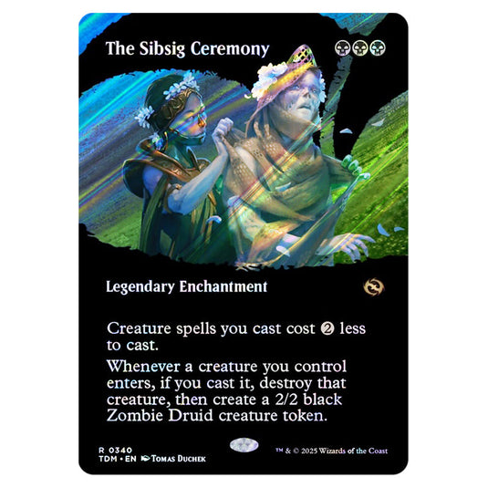 The Sibsig Ceremony 0340 card from the Magic The Gathering set Tarkir: Dragonstorm