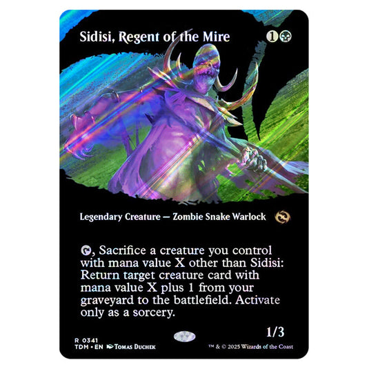 Sidisi, Regent of the Mire 0341 card from the Magic The Gathering set Tarkir: Dragonstorm