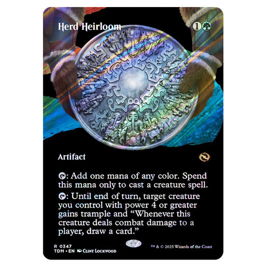 Herd Heirloom 0347 card from the Magic The Gathering set Tarkir: Dragonstorm