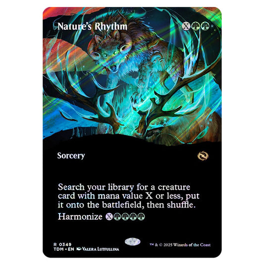 Nature's Rhythm 0349 card from the Magic The Gathering set Tarkir: Dragonstorm