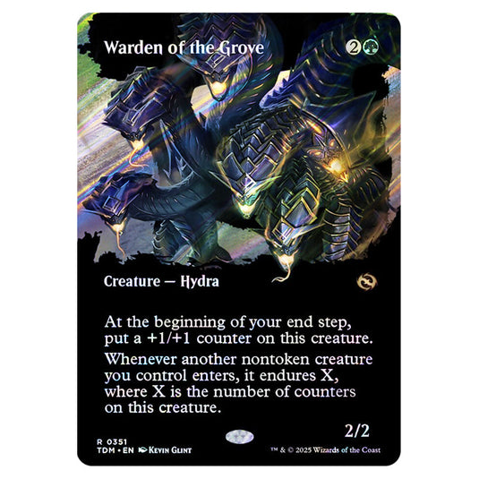 Warden of the Grove 0351 card from the Magic The Gathering set Tarkir: Dragonstorm