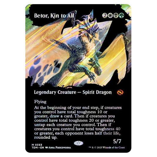 Betor, Kin to All 0353 card from the Magic The Gathering set Tarkir: Dragonstorm