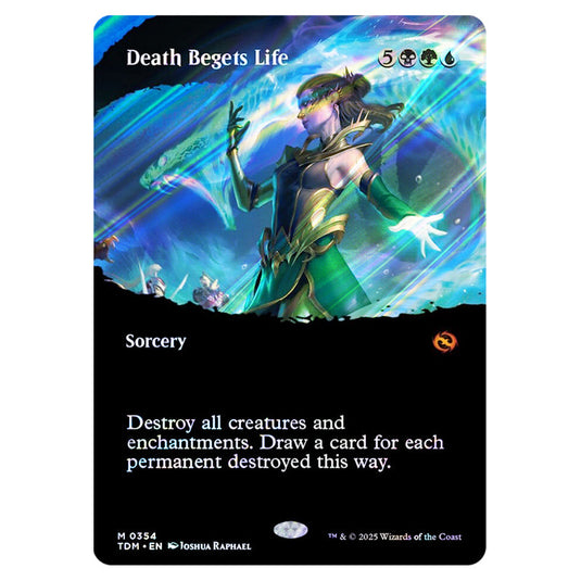 Death Begets Life 0354 card from the Magic The Gathering set Tarkir: Dragonstorm