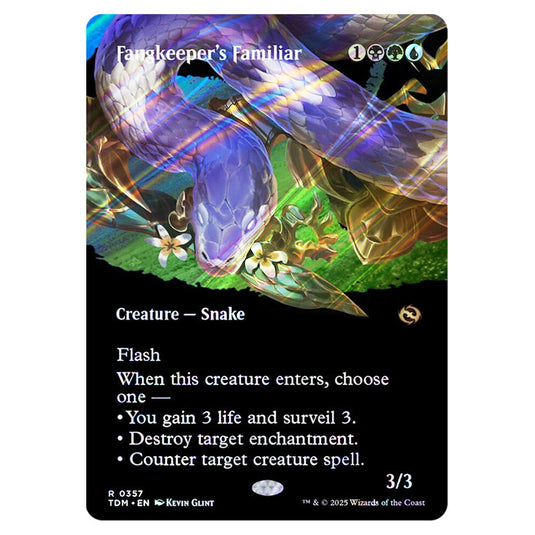 Fangkeeper's Familiar 0357 card from the Magic The Gathering set Tarkir: Dragonstorm