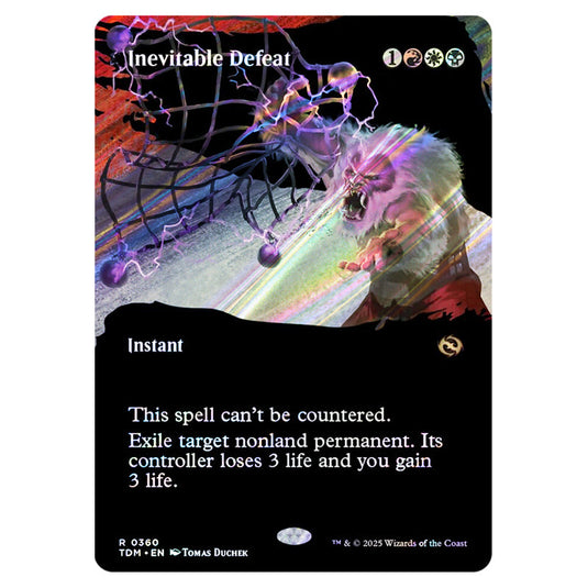 Inevitable Defeat 0360 card from the Magic The Gathering set Tarkir: Dragonstorm