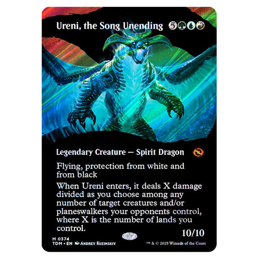 Ureni, the Song Unending 0374 card from the Magic The Gathering set Tarkir: Dragonstorm