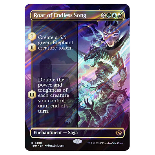 Roar of Endless Song 0390 card from the Magic The Gathering set Tarkir: Dragonstorm