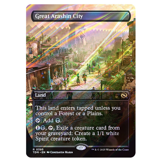 Great Arashin City 0395 card from the Magic The Gathering set Tarkir: Dragonstorm