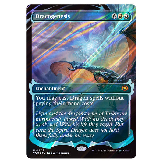 Dracogenesis 0402 card from the Magic The Gathering set Tarkir: Dragonstorm