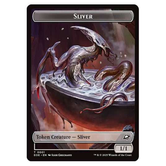 Sliver 0001 card from the Magic The Gathering set Edge of Eternities - Tokens